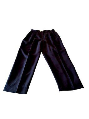 Focus 2000 Women's Size 16 Polyester Lined High Waisted Black Dress Pants NWT